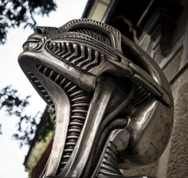 Gruyères - H.R. Giger Museum, Switzerland - GPS 46.584148, 7.082387 - Panasonic GH4 + Panasonic Lumix G Vario 12-35mm/2,8 OIS - 50mm - 1/250 - f/2.8 - ISO200