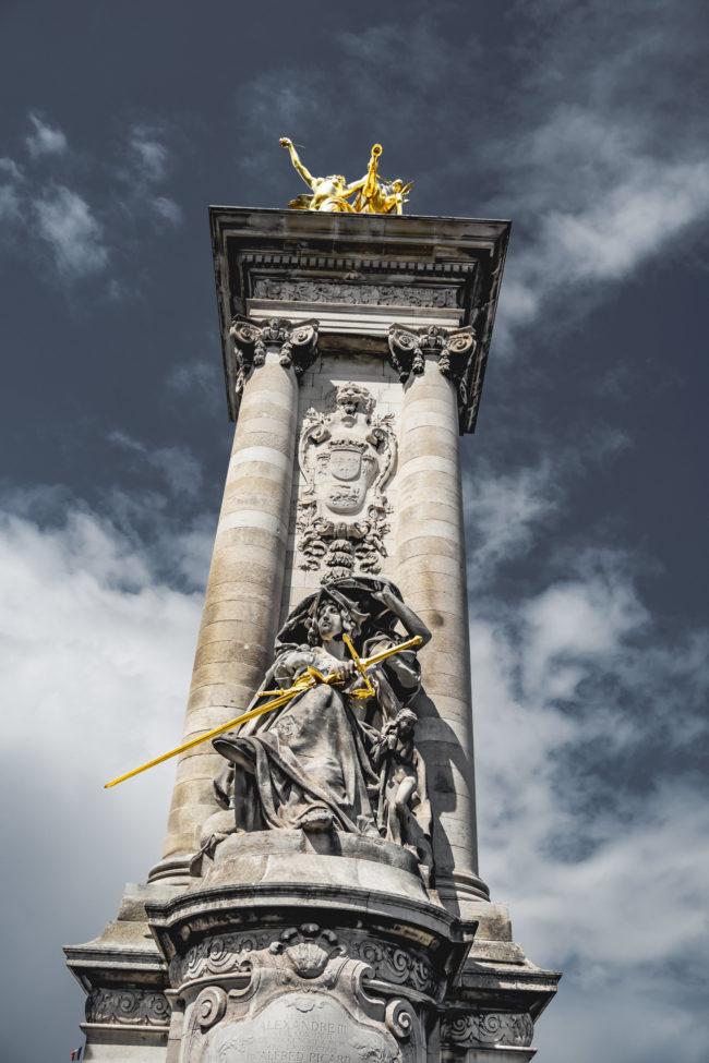 Pont Alexandre III, France - GPS 48.863088, 2.313862 - Sony A7III + SONY FE 24-105mm, F4 G OSS - 32mm - 1/800 - f/4.0 - ISO100