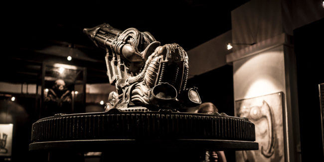 Gruyères - H.R. Giger Museum, Switzerland - GPS 46.584148, 7.082387 - Panasonic GH4 + Panasonic Leica DG Summilux 15mm, F1.7 - 30mm - 1/80 - f/1.7 - ISO1000