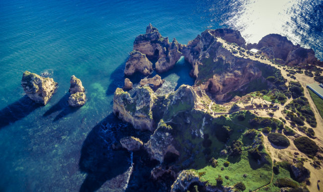 Porto de Mós, Portugal - GPS 37.081147, -8.668352 - Phantom 3 Pro + Phantom 3 FC300X - 20mm - 1/50 - f/2.8 - ISO100