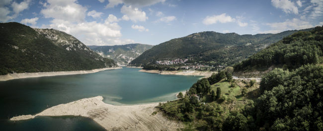 Plužine, Montenegro - GPS 43.153612, 18.826112 - Phantom 3 Pro + Phantom 3 FC300X - 20mm - 1/50 - f/2.8 - ISO100