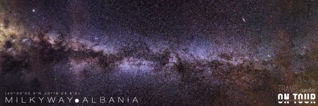 Milkyway Above Albania