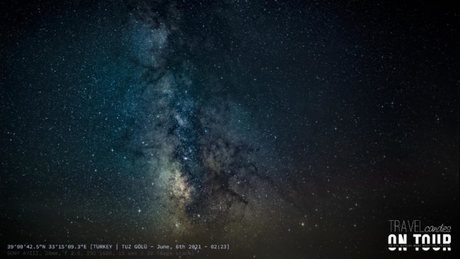 Milkyway, Pink Lake, Turkey